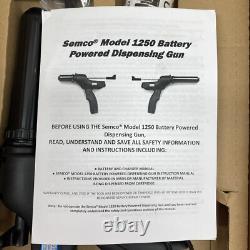 Kit de pistolet de distribution alimenté par batterie Semco Modèle 1250 PN 235300