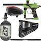 Kit De Pistolet De Paintball Kingman Spyder Fenix Ultimate Noir/rouge / 68ci / Citron Vert