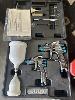 Kit de pistolet de pulvérisation d'apprêt pour peinture automobile DeVilbiss StartingLine HVLP Gravity Feed M-05
