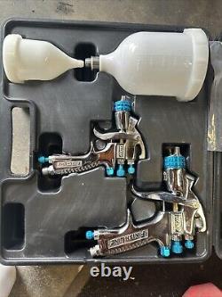 Kit de pistolet de pulvérisation d'apprêt pour peinture automobile DeVilbiss StartingLine HVLP Gravity Feed M-05