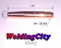 Kit de pistolet de soudage MIG. 030 pour Lincoln 200/250 Tweco n°2 embout conique-buse M6T