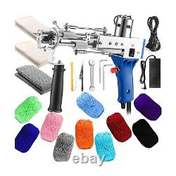 Kit de pistolet de touffetage pour tapis à poil coupé, pistolet de touffetage électrique pour tissage de tapis haut de gamme.