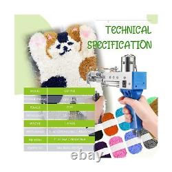 Kit de pistolet de touffetage pour tapis à poil coupé, pistolet de touffetage électrique pour tissage de tapis haut de gamme.