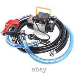 Kit de pistolet de transfert de carburant AC, 16 GPM, 110 V 60 Hz, 550 Watts, auto-amorçant