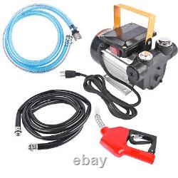 Kit de pistolet de transfert de carburant AC, 16 GPM, 110 V 60 Hz, 550 Watts, auto-amorçant