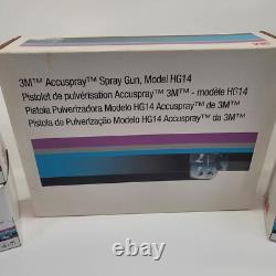 Kit de pistolet pulvérisateur 3M 16577 HG14 Accuspray pour système de peinture de carrosserie automobile & 24 recharges de tête