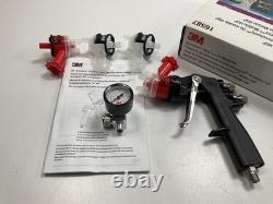Kit de pistolet pulvérisateur 3M 16587 Accuspray HGP avec têtes de 1,8 mm et 2,0 mm et contrôle de la valve d'air