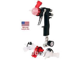 Kit de pistolet pulvérisateur 3M 16587 Accuspray HGP avec têtes de 1,8 mm et 2,0 mm et contrôle de la valve d'air