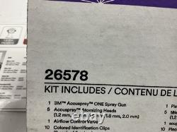 Kit de pistolet pulvérisateur 3M 26578 Accuspray ONE pour godets PPS 2.0 avec boîtes supplémentaires de buses
