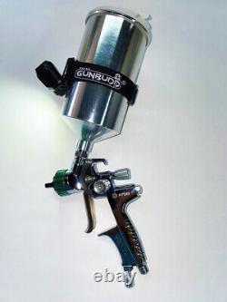 Kit de pistolet pulvérisateur HVLP ATOM X27 avec alimentation par gravité pour apprêt de voiture avec LAMPE LED GUNBUDD GRATUITE.