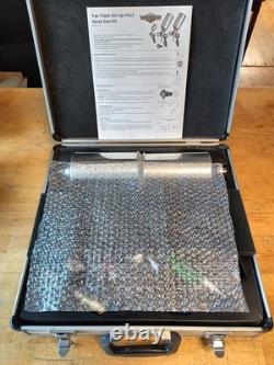Kit de pistolet pulvérisateur HVLP Titan 19221 en 4 pièces avec valise de voyage en aluminium verrouillable Roadie