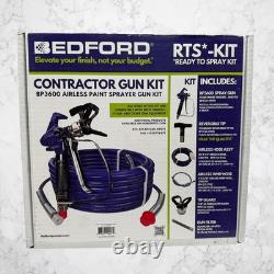 Kit de pistolet pulvérisateur de peinture sans air Bedford BP3600 avec buse, flexible, protection et filtre