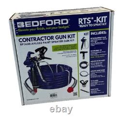 Kit de pistolet pulvérisateur de peinture sans air Bedford BP3600 avec buse, tuyau, garde de fouet et filtre