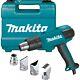 Kit De Pistolet Thermique à Température Variable Makita Hg6530vk Avec Affichage Numérique Lcd