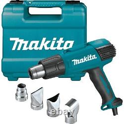 Kit de pistolet thermique à température variable Makita HG6530VK avec affichage numérique LCD