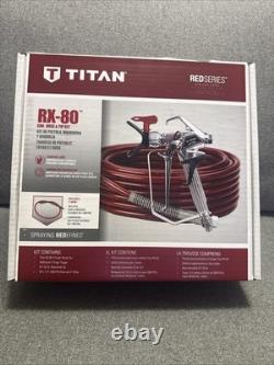 Kit de pistolet, tuyau et buse Titan RX-80 tout neuf 0538011