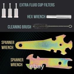 Kit de pistolets pulvérisateurs HVLP pour peinture automobile, lot de 3 pulvérisateurs 1,0 mm, 1,4 mm, 1,8 mm avec