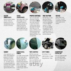 Kit de revêtement de caisse de camion U-POL Raptor teintable avec pistolet pulvérisateur / 6 litres