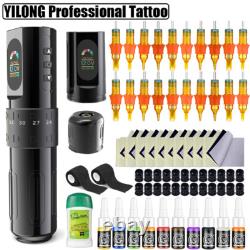 Kit de stylo de tatouage F8 avec moteur sans balais à course réglable 2,4-4,2 mm 1500 mAh