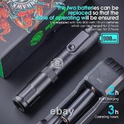 Kit de stylo de tatouage X4 sans fil Kit de pistolet à tatouer Machine à tatouer Cartouches d'aiguilles de tatouage