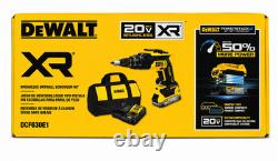Kit de visseuse pour cloisons sèches sans balais DeWalt DCF630E1 20V MAX XR avec batterie 1,7 Ah, neuf