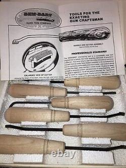 Kit maître d'outils de checkering de crosse Dem-bart 18 lignes par pouce