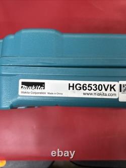 Kit pistolet à air chaud à température variable Makita HG6530V avec écran LCD, 120 V 14 A, mallette et 4 buses