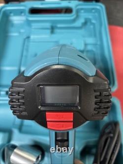 Kit pistolet à air chaud à température variable Makita HG6530V avec écran LCD, 120 V 14 A, mallette et 4 buses