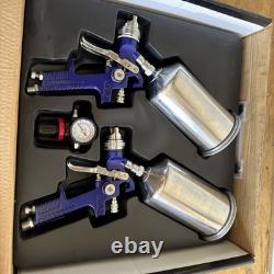 Kit pistolet de pulvérisation HVLP CAL-HAWK 3 pièces, pistolet à peinture CZSGHL3P neuf boîte ouverte 1,4 et 1,7 mm