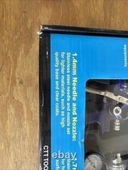 Kit pistolet de pulvérisation HVLP CAL-HAWK 3 pièces, pistolet à peinture CZSGHL3P neuf boîte ouverte 1,4 et 1,7 mm