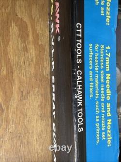 Kit pistolet de pulvérisation HVLP CAL-HAWK 3 pièces, pistolet à peinture CZSGHL3P neuf boîte ouverte 1,4 et 1,7 mm