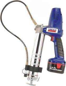 Lincoln 1442 Pistolet à graisse sans fil PowerLuber 14,4 volts neuf dans la boîte Kit PowerLuber