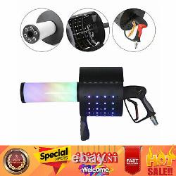 Machine à confettis CO2 Jet LED 7 couleurs Canon à spray CO2 Kit de pistolet CO2 pour soirée club DJ