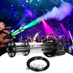 Machine à confettis CO2 Jet avec LED Couleurs Canon à jet de CO2 Pistolet CO2 Kit Soirée Club DJ