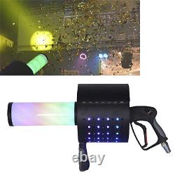 Machine à confettis CO2 LED Jet 7 couleurs, kit de pistolet à canon à CO2 pour DJ Party Club