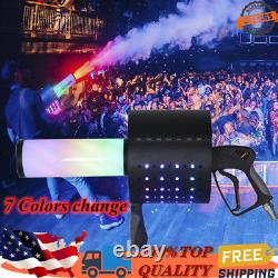 Machine à confettis LED CO2 7 couleurs, canon à spray CO2, kit pour DJ, fête, club