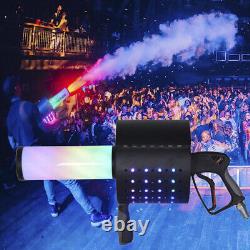 Machine à confettis à jet LED CO2 7 couleurs Kit de canon à spray CO2 pour DJ Party Club