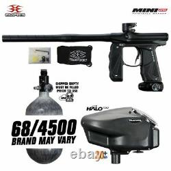 Maddog Empire Mini Gs Hpa Paintball Gun Kit C Dust Black 2-pc Barrel