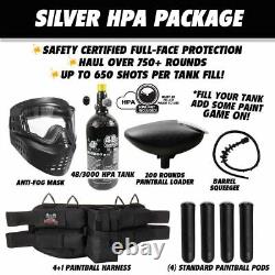 Maddog Tippmann Cronus Tactical Silver HPA Kit de démarrage de pistolet paintball Tan