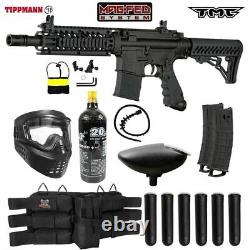 Maddog Tippmann Tmc Magfed Titanium Co2 Paintball Gun Marker Starter Kit Noir