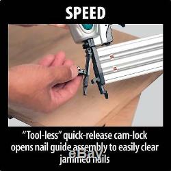 Makita Af505n Nouveau 2 Calibre 18 Pneumatique Air Cloueuse Cloueuse Kit