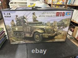 Maquette de half-track M-16 à affût multiple Trumpeter à l’échelle 1/16 avec extras