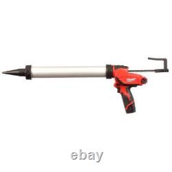 Milwaukee 2442-21 M12 Kit de pistolet à calfeutrer pour saucisse