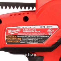 Milwaukee 2442-21 M12 Kit de pistolet à calfeutrer pour saucisse