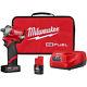Milwaukee 2555-22 M12 Fuel Kit Clé Pour Pistolet À Impact À Entraînement Court Sans Fil Et Demi-entraînement