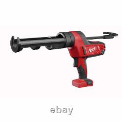 Milwaukee 2641-20 M18 Pistolet à calfeutrer et à coller sans fil 10 oz. Kit d'outil nu