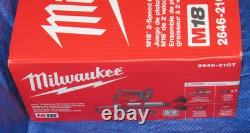 Milwaukee 2646-21CT M18 Pistolet à graisse sans fil à 2 vitesses Kit Neuf dans la boîte