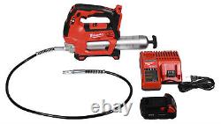 Milwaukee 2646-21ct M18 18 Volt Cordless Grease Gun Kit (1.5 Ah)   	<br/>
 <br/>Kit de pistolet à graisse sans fil Milwaukee 2646-21ct M18 18 volts (1,5 Ah)