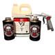 Nhou V3 Kit De Pistolet D&rsquo;enduction Standard &eacute;conomique Transparent (2 Bouteilles De 1 Quart)