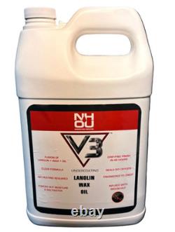 NHOU V3 Kit de pistolet d’enduction standard économique transparent (2 bouteilles de 1 quart)